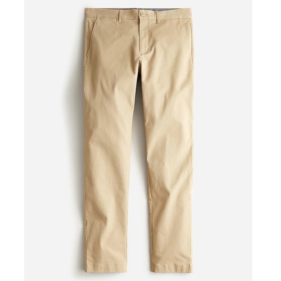 New JCREW Mens Size 34 / 34 770™ Straight-fit stretch chino pant in Khaki - Picture 1 of 7